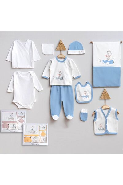 Gaye Bebe Bebek Hastane Çıkışı Lüx Set Pamuklu 10lu Set