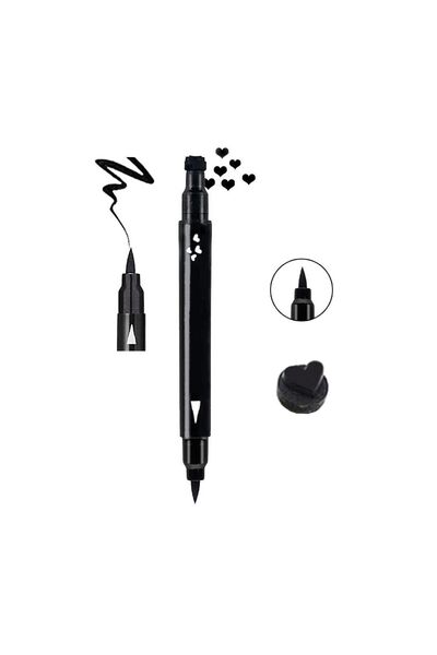 Cosmetichane Kalp Desenli Çift Taraflı Eyeliner Iki Adet X2