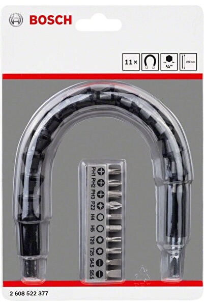 Bosch Gsb 185-li Tek Akülü Kömürsüz Darbeli Matkap Vidalama Şarjlı Matkap + Tornavida Seti Esnek Uç