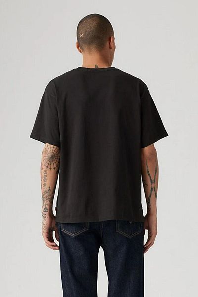 Levi's Ανδρικό γραφικό μπλουζάκι σε μαύρο Vintage Fit - A9440-0003