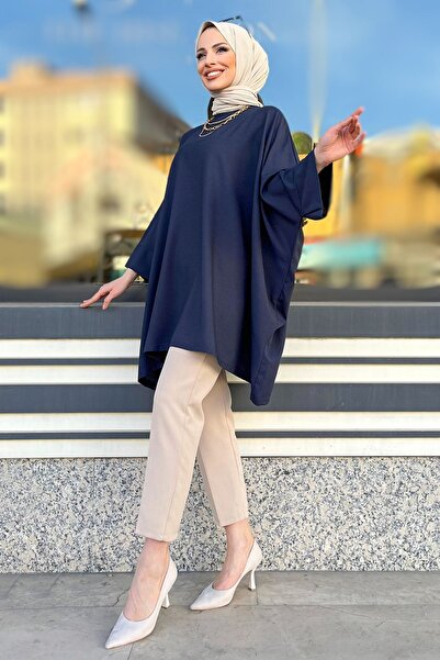 TOFİSA 11408-DARK BLUE Tunic