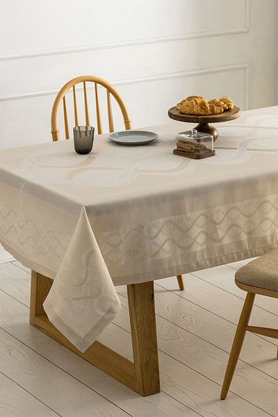 scarlet home collection Водоустойчива покривка за маса с блясък Jumbo