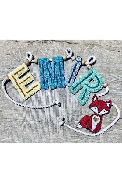 afralya home Bebek / Çocuk Odası Makrome/ Punch Duvar Dekoru/ Banner