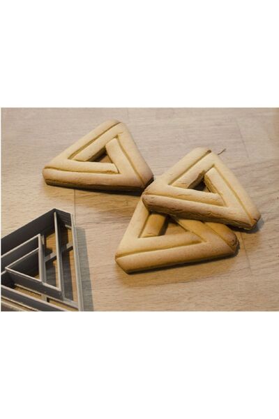 Grandbazaar قالب كوكي بتصميم مثلث