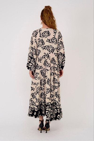 Rabiossa Patterned Women's Long Dress