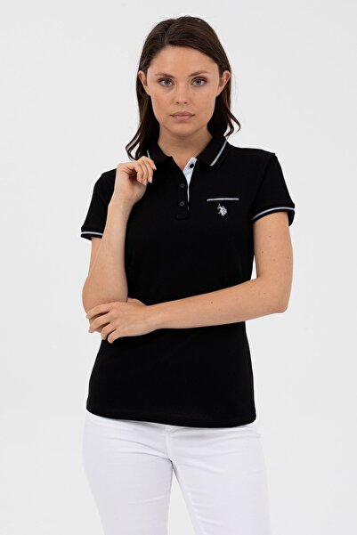 U.S. Polo Assn. يو اس بولو اسنيو اس بولو رقبة بولو سليم فيت تي شيرت رياضي G08...