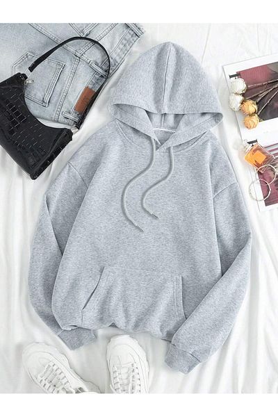EYAX MODA Comfortable Fit Unisex Hooded Sweatshirt