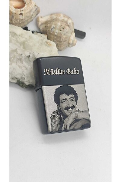 Genel Markalar Kişiye Özel Resim-yazı-logo Yapılabilir Siyah Renkli Kaliteli Gazlı Zippo Çakmak - Silinmez Resimli