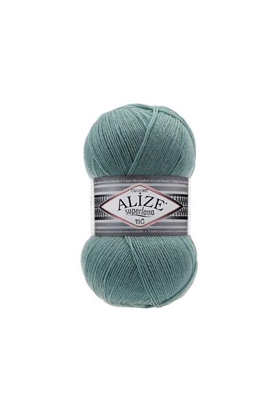Alize Superlana 463 Μοντέλο Σκούρο Μέντα Χρώμα Κροσέ