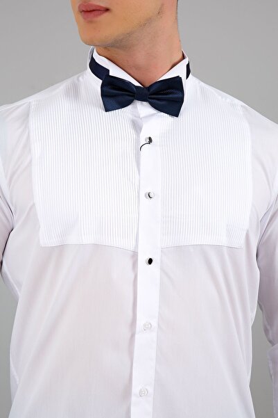 PASSERO Πουκάμισο σμόκιν με λεπτή εφαρμογή