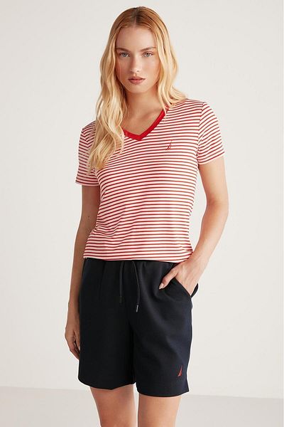 Nautica W717 Model Soft Textured T-Shirt