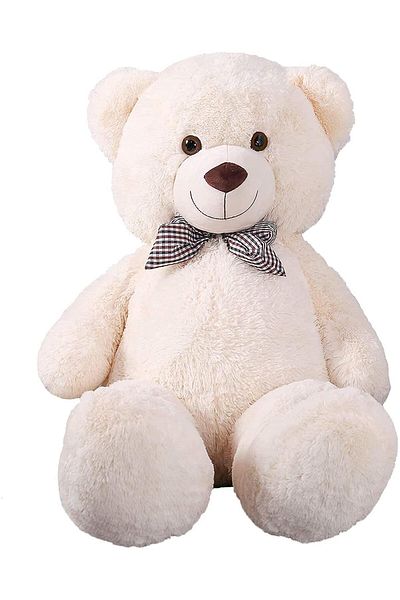 Solemia 80 cm Plush Bear with Bow Tie - Imported Fabric - Premium Collection Gift Bear (100% DOMESTIC)