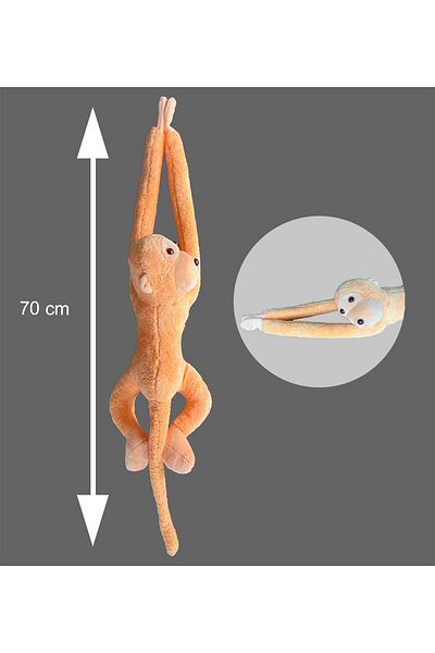Sole Plush Monkey, Sleeping and Playmate That Can Stick Hands -70 Cm