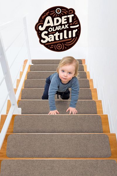 Stepmat Halifleks Stair Step Mat - Rip Carpet with Non-Slip Base, Sold as a Quantity