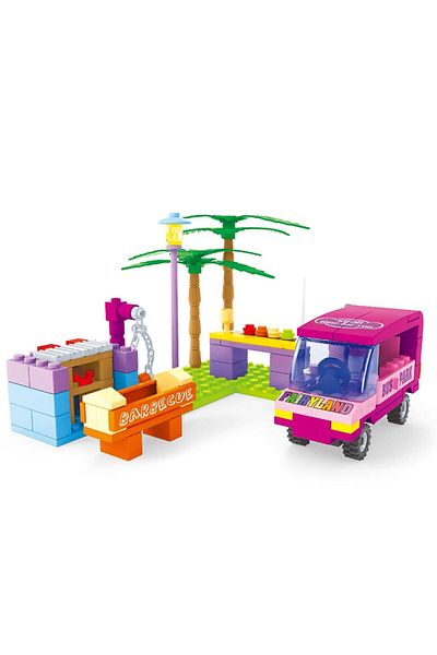 Sole Ausini-asya Bricks 24414, Fairyland 172 Piece Bus and Barbecue Themed Lego Set