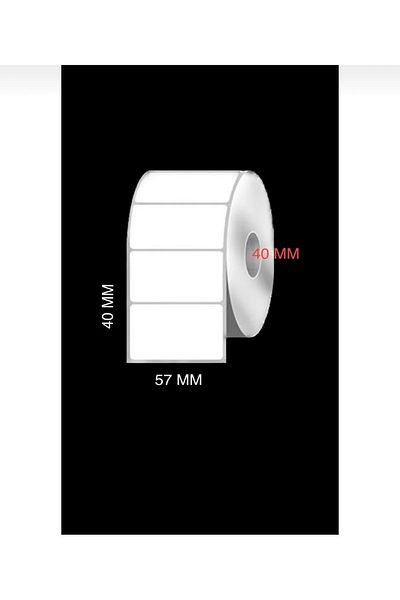 AYSAN ETİKET Aysan Sticker Blank Adhesive Art Sticker 40Mmx57Mm