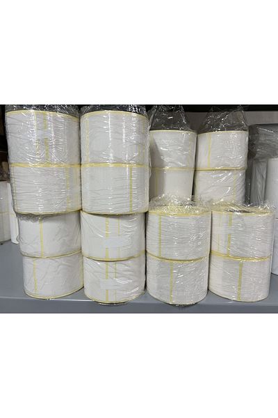 AYSAN ETİKET Aysan Sticker Blank Adhesive Art Sticker 40Mmx57Mm