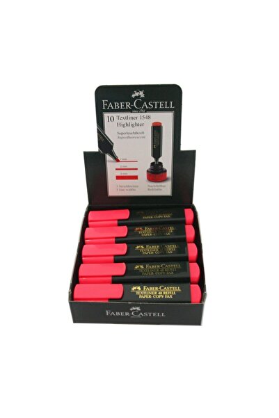 Faber Castell Kırmızı Fosforlu Kalem
