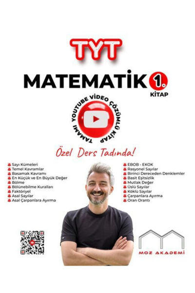 Alan Yayınları Moz Akademi TYT Matematik 1. Kitap Tamamı Çözümlü Soru Bankası...