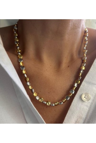 Rossetto Atelier Mix Colorful Stone Necklace