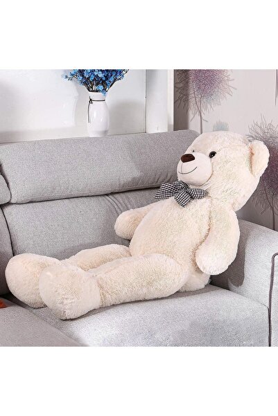 Solemia Oyuncak 80 Cm Papyonlu Peluş Ayıcık- Ithal Kumaş - Premium Koleksiyon Hediyelik Ayı (% 100 YERLİ)