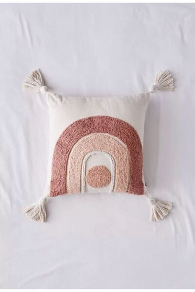 afralya home Особливий дизайн Пунш Лляна Подушка-чохол