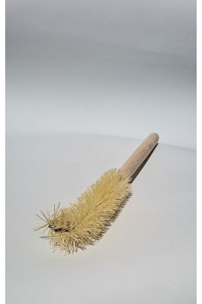 Going Zeero Bottle Washing Brush - Wooden Natural Brush - Baby Bottle Washing Brush