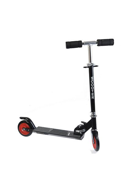 CAN 120 Mm Silicone Wheel, Folding Metal Scooter with Height Adjustment