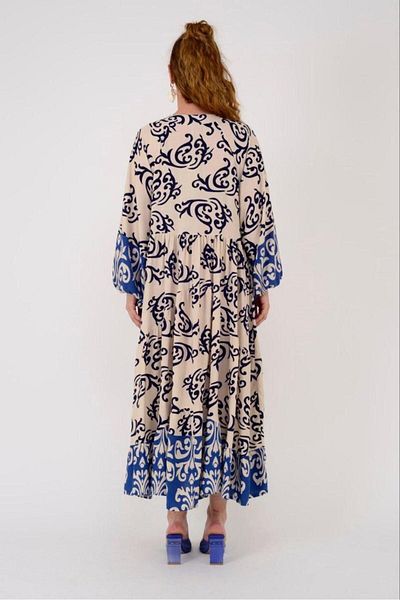 Rabiossa Patterned Women's Long Dress