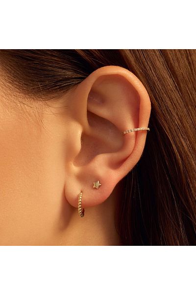 Beloro Jewels Della Spiga Ceri 375er Goldohrstecker Sternförmig BO360096