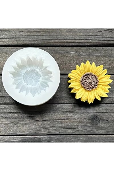 HogART Design Ay Çiçeği Mum Sabun & Epoksi Silikon Kalip