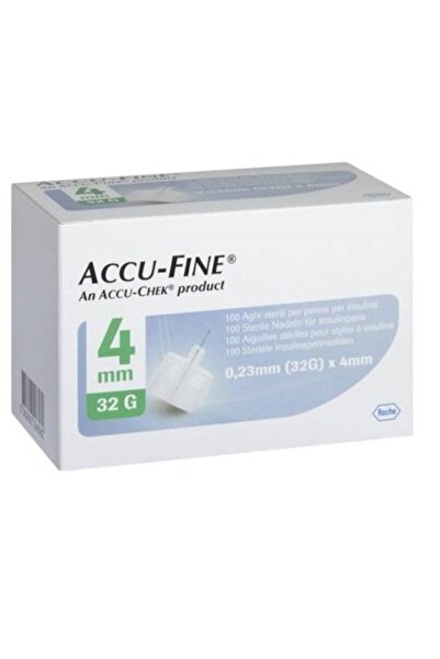 Accu Chek Accu Fine 4 Mm 32g 100 Adet