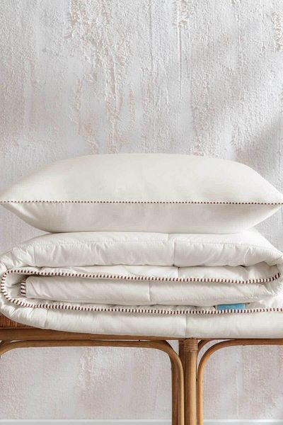 Hibboux Woozy Woolmark Certified Single Washable Cotton Quilt with Cover - 100% Wool Filled