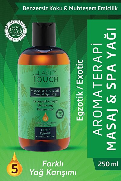 LAST TOUCH Masaj Yağı Aromaterapi Egzotik Seans 250 Ml