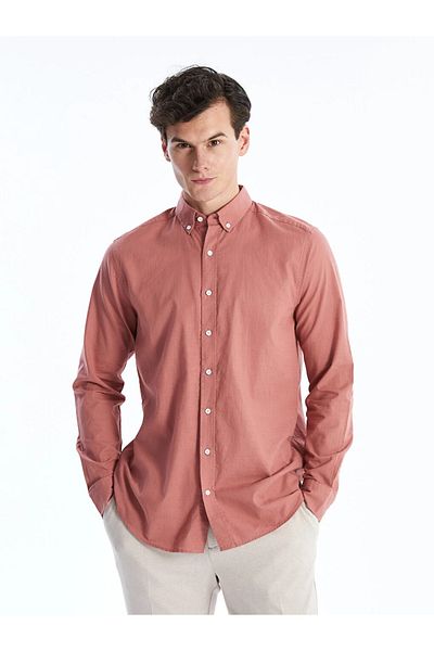 LC Waikiki LCWAIKIKI - Classic Regular Fit Men's Poplin Shirt Long Sleeve