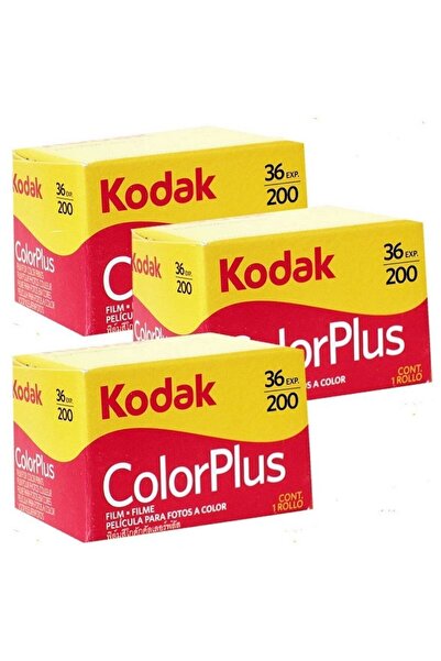 Kodak 3 Adet Color Plus 200 Asa Analog Fotoğraf Makinesi Film, 135/36 -son Ku...