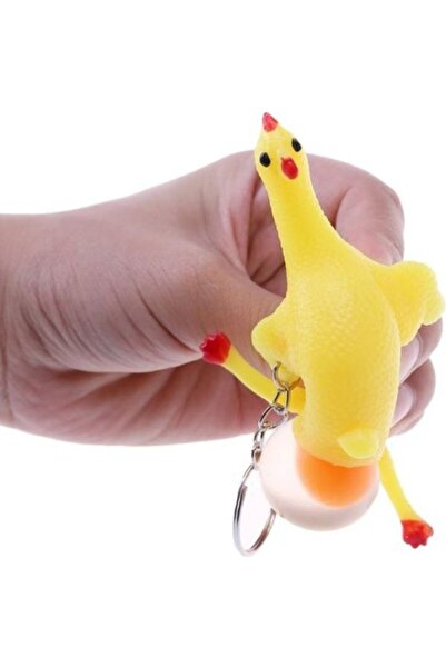 Ms. Iron Muhteşem Squishy Yumurtlayan Tavuk Anahtarlık Çılgın Squishy Yumurtl...