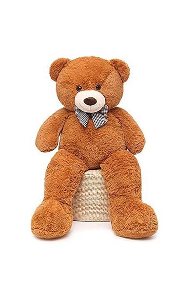 Solemia 80 cm Plush Bear with Bow Tie - Imported Fabric - Premium Collection Gift Bear (100% DOMESTIC)