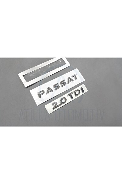 Genel Markalar Volkswagen Passat B7 B8 Cc 2.0 Tdi Bagaj Yazısı Takım Krom