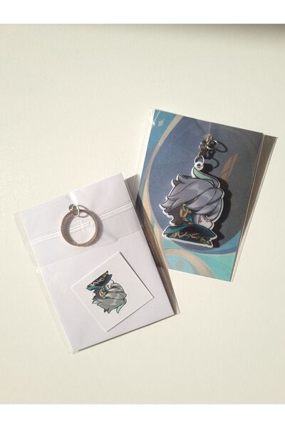 Yenaplanner Genshin Impact Alhaitham Bag Ornament/Keychain (1 Pcs)