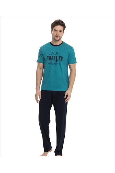 Erse Men's Short Sleeve Pajama Set - 228