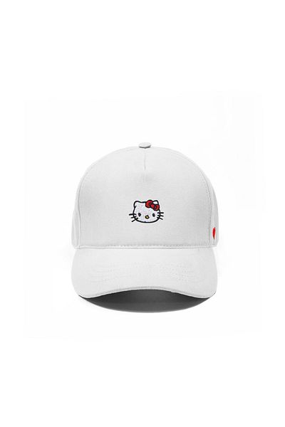 T-FUNNY Hello Kitty - Design de pălărie brodată cu inimă