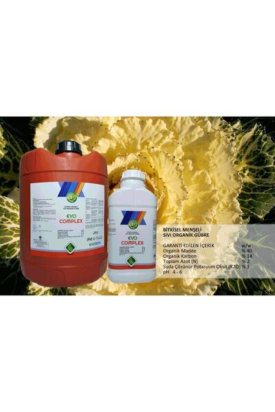 evotech Evo Complex Bitkisel Menşeli Sıvı Organik Gübre 20 Litre (KÖKLENDİRİCİ)