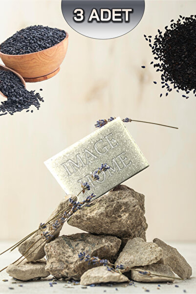 İMAGE HOME 3 Adet Çörek Otlu Katı Sabun 100gr x3