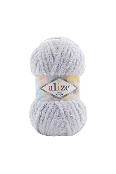 Alize Softy Mega (Thick) 416 Light Gray Hand Knitting Yarn