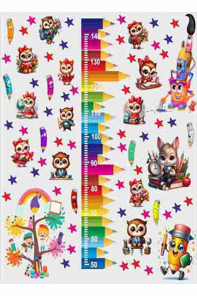 Göktuğ Hediyelik 160x50cm Naljepnica za učenike za školski zid - folija