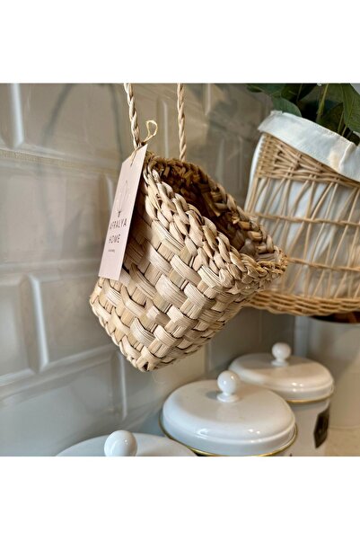 afralya home Hasır Sepet Organizer, Banyo Organizer, Mutfak Organizer, Dekora...