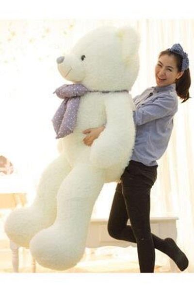 Sole 100% Native - Special Gift for Lover - 150 cm Plush Bear with Bow Tie - Giant Size