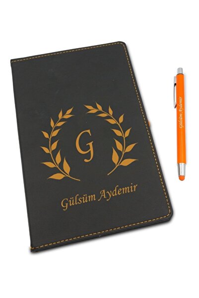 Gülay AVM Kişiye Özel Isim Baskılı Magic Ajanda Defter Suni Deri Dokmtik Tük ...