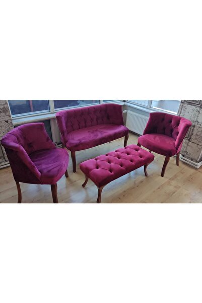 tunalı home Çay Seti Balkon Koltuk Takımı Babyface Kumaş